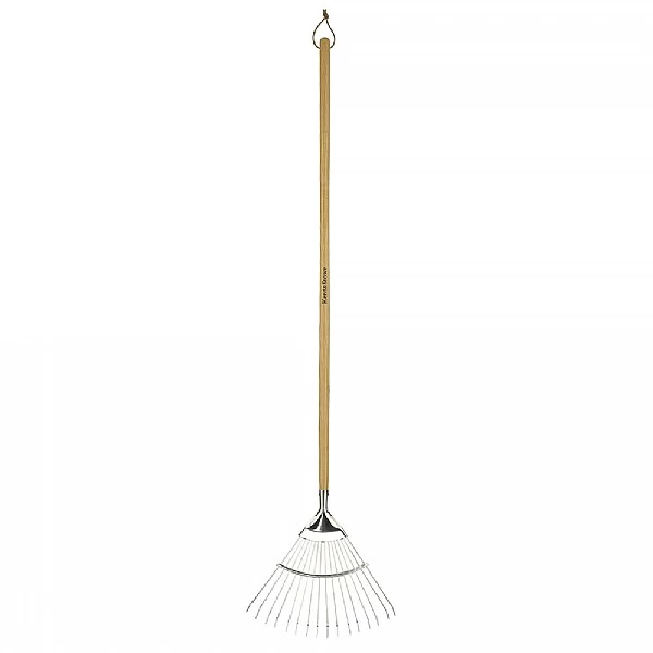 Kent & Stowe Stainless Steel Long Handled Lawn & Leaf Rake 1 Kent & Stowe Stainless Steel Long Handled Lawn & Leaf Rake