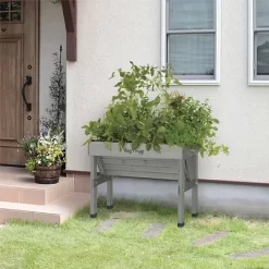 VegTrug WallHugger Small - Grey Wash (FSC 100%) -Outdoor Garden Care 1028265 2