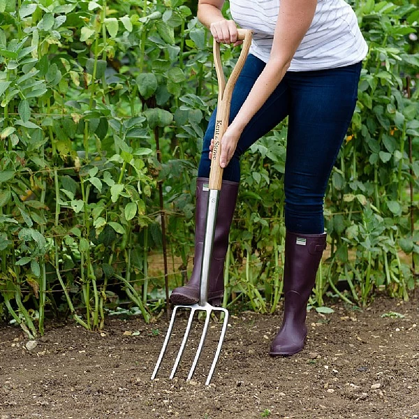 Kent & Stowe Stainless Steel Digging Fork 3 Kent & Stowe Stainless Steel Digging Fork - Image 3