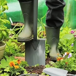 Kent & Stowe Carbon Steel Border Spade 5 Kent & Stowe Carbon Steel Border Spade -Outdoor Garden Care 1031069 2