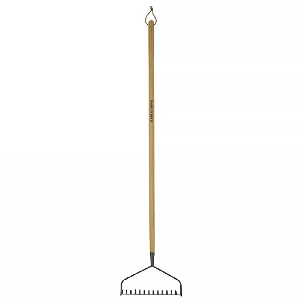 Kent & Stowe Carbon Steel Long Handled Soil Rake 1 Kent & Stowe Carbon Steel Long Handled Soil Rake