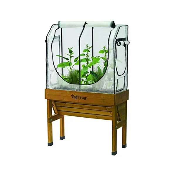 VegTrug Small WallHugger Greenhouse Frame & Multi Cover Set 2 VegTrug Small WallHugger Greenhouse Frame & Multi Cover Set - Image 2