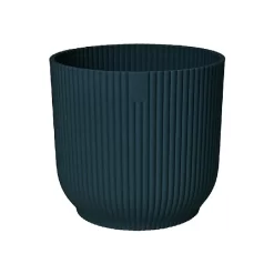 Elho Vibes Fold Round Planter 22cm Deep Blue -Outdoor Garden Care 1230825 4