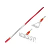 Wolf Garten P512 Dutch Hoe, Soil Rake & Handle Set