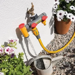 Hozelock Flowmax 3-Way Tap Connector 5 Hozelock Flowmax 3-Way Tap Connector -Outdoor Garden Care 924990 2